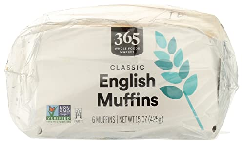 365 By Whole Foods Market, English Muffin White Fresh, 15 Ounce #TOP4