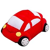 AUCOOMA Car Plush Toys Red 13.7', Stuffed Vehicle Plushie Soft Gifts for Boys