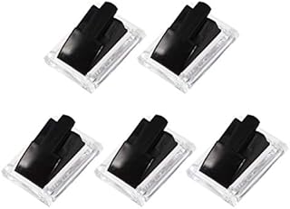 SUPVOX 5pcs Acrylic Jewelry Ring Display Stand Fingers Ring Display Holder Showcase (Black)