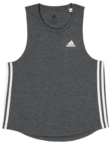 adidas Women's 3 Stripes Loose Fit Athletic Tank Top4