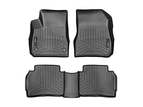 WeatherTech Custom Fit FloorLiner for Chevrolet Malibu - 1st & 2nd Row (Black)