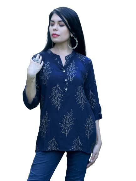 Image of Women's Rayon Anarkali Regular Fit Top