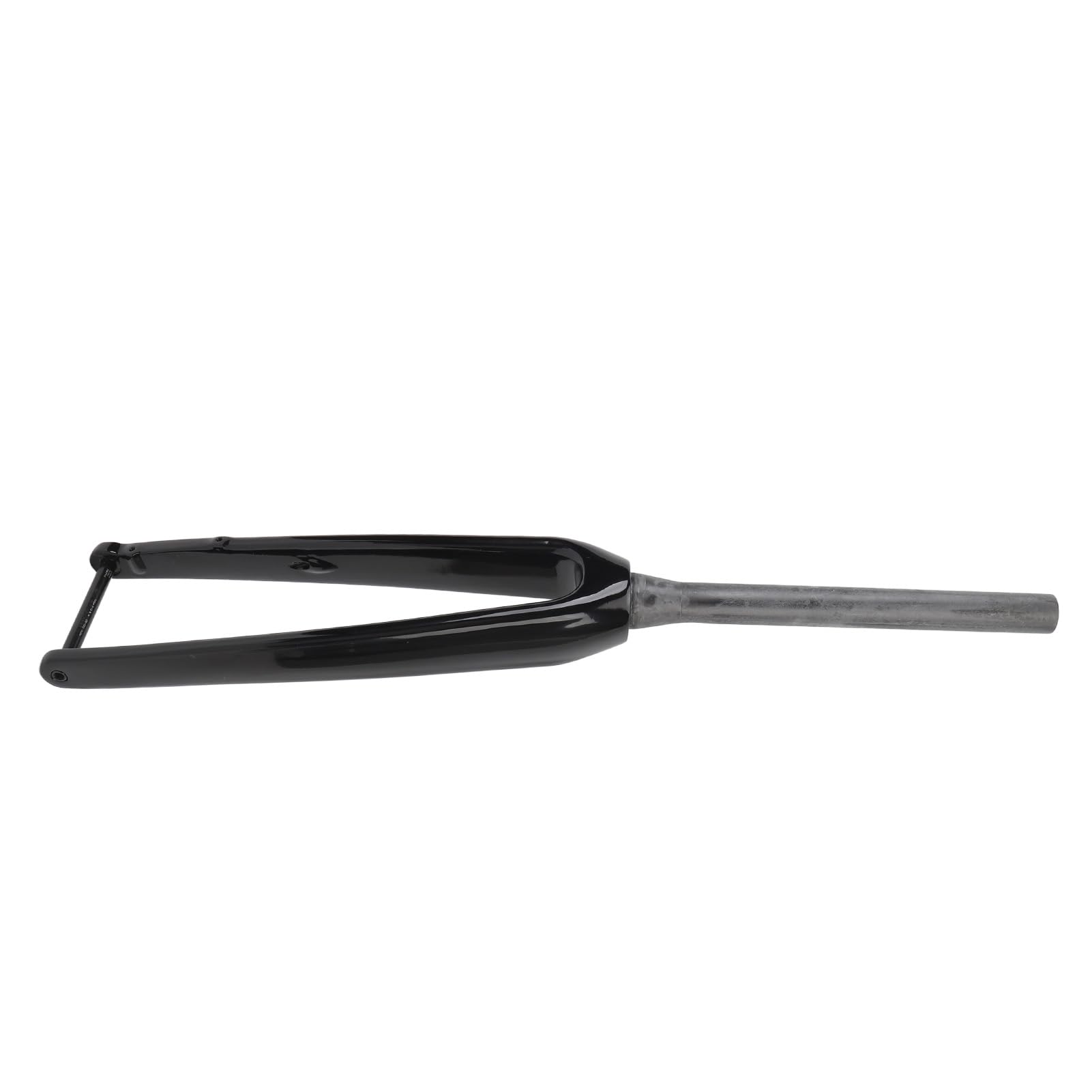 3K T800 Carbonfaser-Fahrradgabel, 100x12 mm Steckachse, 1-1/8 Zoll Durchmesser, 45 mm Offset, Flache Scheibenbremse (helles Licht)