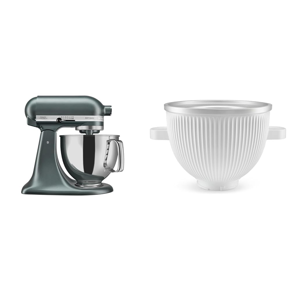 KitchenAid Artisan 4,8 L Stand Mikser - 5KSM175PS & Kitchenaid Yeni Dondurma Aparatı -5KSMICM (2'li özel kampanya seti)