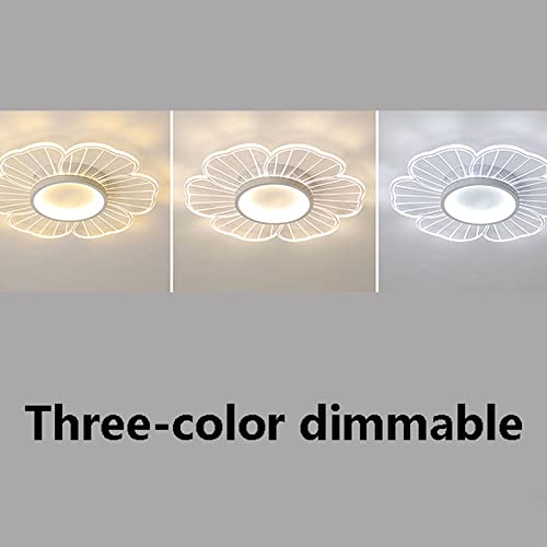 Plafonnier LED de la chambre principale design mince fleur - 6