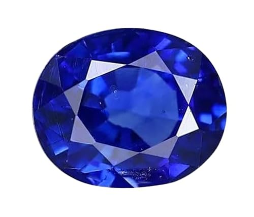 NEXG Neelam Stone 6�J���b�g AAA+++ �i�� �J�V�~�[���u���[�T�t�@�C�A�X�g�[�� �I���W�i���F�� 6.5 Ratti Nilam Rashi Ratan �ȉ~�` Nila Pathar Indraneelam �X�g�[��