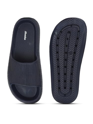 Image of Bata 8711 Zane: White Casual Mule Slip-On Thong Slippers for Men