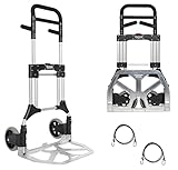 Vergo Industrial 400 lbs Capacity Heavy Duty Folding Hand Truck Dolly (S300L)