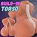 BBW Sex Doll Male Sex Toys with Big Ass and Boobs,11.5 LB Torso Love Doll, 3 in 1 Pocket Pussy Adult Sex Toys for Men Masturbation 3D Realistic Textured Vagina Anal Male Stroker Fat Sex Dolls for Men