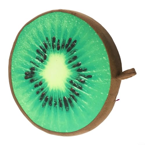BlissfulAbode Funda para silla de jardín, cojín de suelo con tela de felpa y diseño en forma de fruta, adecuado para uso relajante y decorativo con acolchado de espuma suave ()