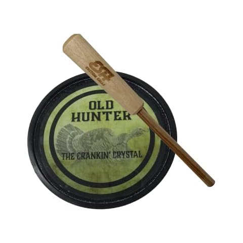 ESH 2-Sided Glass and Slate Turkey Pot Call with Hickory Striker – Versatile Turkey Call for Hunting – Realistic Hen Sounds – Ideal for Beginners and Pros Cover