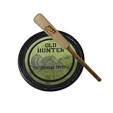 ESH 2 Sided Glass and Slate Turkey Pot Call with Hickory Striker - Turkey Hunting Call for Soft and