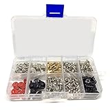  Tweovnai Kits D\'Assortiment de Vis D\'Ordinateur Personnel de 360 PièCes pour L\'Ordinateur de CD-ROM de Châssis de Carte MèRe de Puissance de Ventilateur de Disque Dur SSD