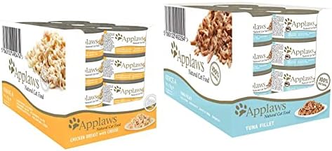 Applaws 100% Natural Wet Cat Food, Ocean Fish, 156g Tins Pack of 6