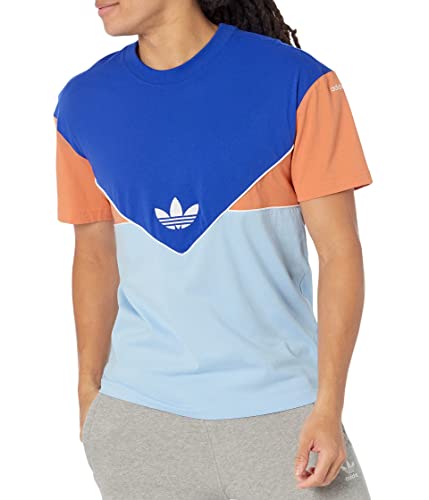 Adidas Originals Colorado Short Sleeve Tee Semi Lucid Blue/Clear Sky/Hazy Copper Lg #TOP23