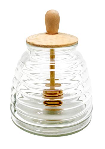 Miniatura 2 de Nerthus Fih 348 Tarro Para Miel Con Dispensador, Transparente, Cristal