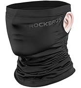 ROCK BROS Cooling Neck Gaiter Face Mask Fishing Scarf Face Cover for Men Women