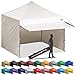 ABCCANOPY Canopy Tent 10 x 10 Pop-up Instant Shelters Commercial Portable Market Canopies with Matching Sidewalls, Weight Bags, Roller Bag,Bonus Canopy Awning