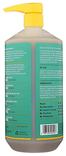 Alaffia Everyday Shea Shampoo And Conditioner - For Normal To Very Dry Hair, Gently Cleanses, Moisturizes, Restores & Protects With Fair Trade Shea Butter, Vegan, No Parabens, Vanilla Mint, 16 Fl Oz Each #TOP3