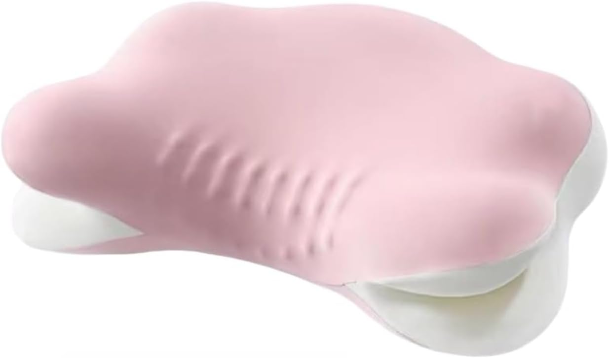 Children's Orthopedic Memory Foam Pillow, Children's Neck Support Pillow, Soft Skin-Friendly Sleeping Pillow, 2 to 8 Years Old (Ideal