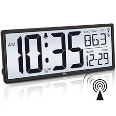 Wallar Ge 14 . 5 '' Atomic Clock with Backlight and Temperature, Accurate Self Setting Digital Wall photo Wallar Ge 14 . 5 '' Atomic Clock with Backlight and Temperature, Accurate Self Setting Digital Wall