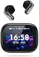 NE68 AI Instant Voice Translator with Screen, 3 in 1 Earphone Instant Translator with 150 Languages, 60H Instant Translation, 9 Translation Modes Earphone Translator for Travel