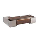 ZCSO Corner Desk Executive Desk, Large, Modern Office for CEOS and Leaders Bedroom