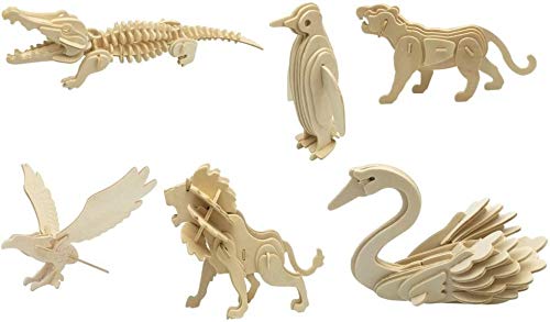 3d wooden animal puzzles