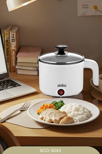 Sinbo SCO-5043 Çok Fonksiyonlu Buharlı Pişirici – 1 Litre Kapasite, Paslanmaz Gizli Rezistans, Temperli Cam Kapak - Görsel 5