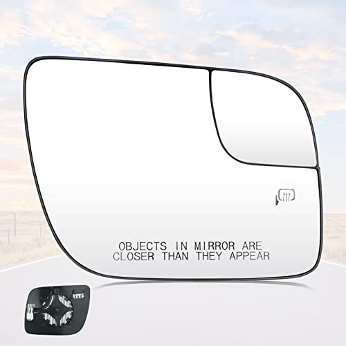 Youxmoto For 2011-2017 Ford Explorer Passenger Right Heated Side View Mirror Glass, With Rear Holder, Replace Bb5Z17K707A #TOP27