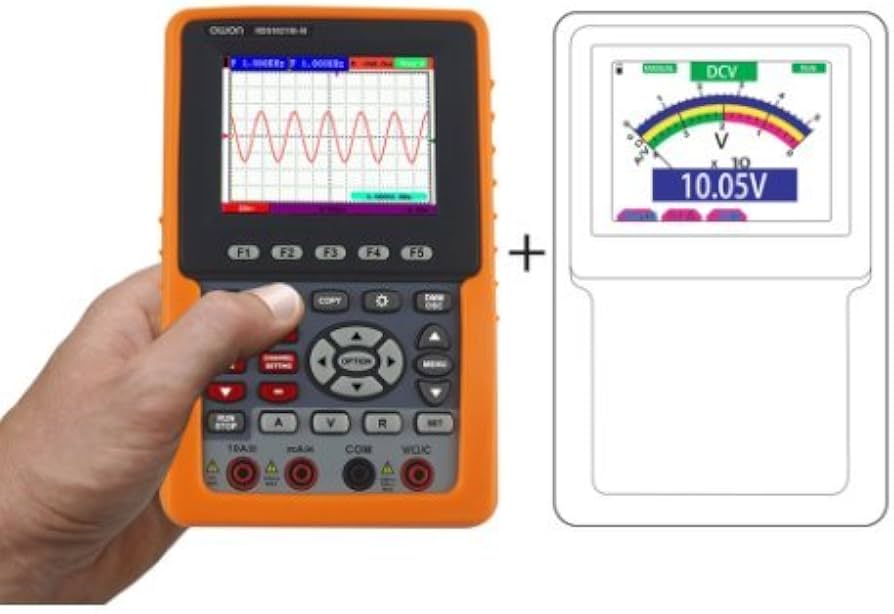 OWON HDS1021M-N Handheld Digital Storage Oscilloscope, Digital