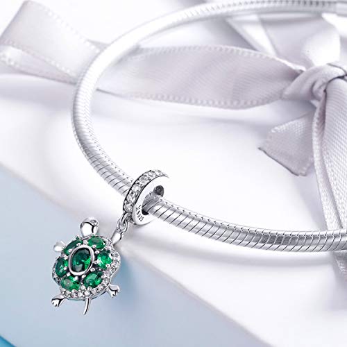 Eternalll Jewellery Original 925 Sterling Silver Charms Love Animal Charms For Bracelets,Fashion Jewelry For Women Family Friend Birthday (Tortoise Charms) #TOP3