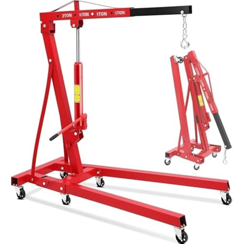 Garvee 2 Ton Hydraulic Engine Hoist, Cherry Picker Engine Hoist