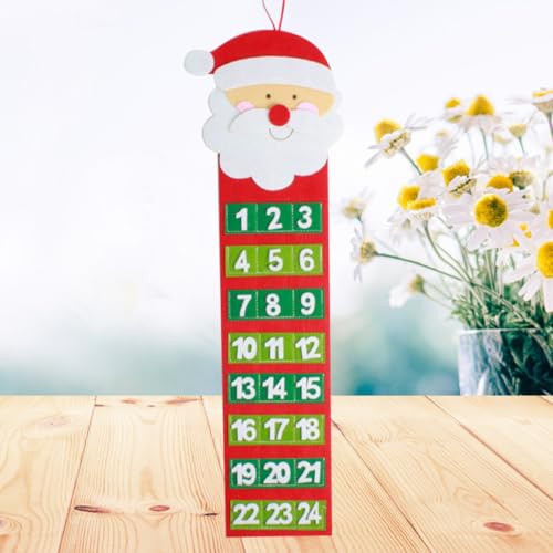 OFFIGAM Calendrier de L'avent de Noël Plusieurs styles en Tissu Non Tissé à Suspendre, Décoration pour Sapin et Maison Pendant la Période des Fêtes Plusieurs styles – vue 8
