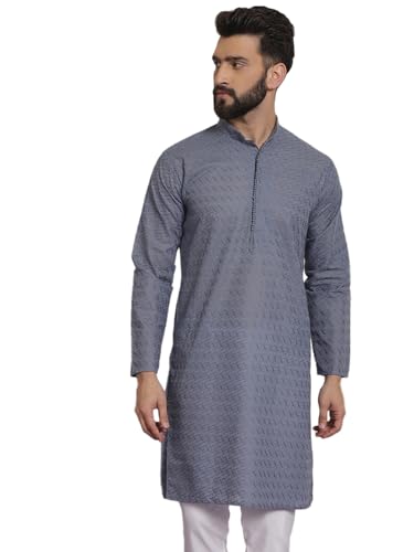 Image of SOJANYA Men's Silk Blend Regular Fit Casual (Since 1958 Woven Design Kurta with Churidar & Embroidered Nehru Jacket