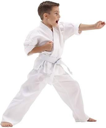 Judo Gi Uniform Karate Suit Sets Judo Suit Sets- Kids & Adults Cotton Training Gi for Judo and Karate 100cm