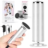 Foot File Callus Remover for Feet: Profesional Pedicure Tool for Summer - Adjustable Speed Electric Foot File Grinder for Skin and Calluses - with 60 Pcs Replacement Sandpaper Disk for Home SPA Salon