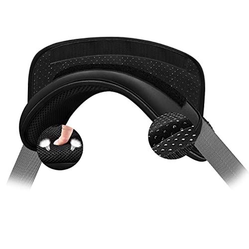 ZINZ Universal Shoulder Pad with Ultra Thick Cushion for Bag Luggage Bag Crossbody, Plus Long & Anti-Slip & Breathable,Black