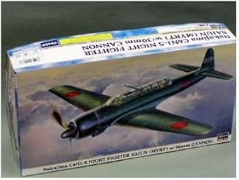 Amazon | ハセガワ 1/48 中島C6N1-S 夜間戦闘機 彩雲 30mm砲搭載機
