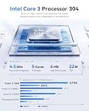 ACEMAGIC K5 AI Mini PC,Intel Core 304(4.6GHz,24 Tops) 12GB LPDDR5 256GB SSD - 3
