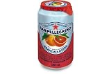 San Pellegrino Sparkling Fruit Beverages From Italy, Aranciata Rossa (Blood Orange) 11.5 Fl Oz (330ml) Cans, Pack of 12 by San Pellegrino