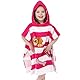 PAW PATROL Handtuch Kapuzen | Poncho Handtuch Skye | Poncho Badetuch | Einheitsgröße Rosa