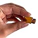 2ml Mini Amber Glass Bottles with Orifice Reducer and Cap for Essential Oils, Chemistry Lab Chemicals, Colognes & Perfumes (12 Pack)