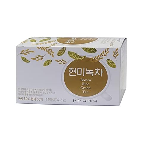 Hankook Tea Brown Rice Green Tea, 25 Count Cover