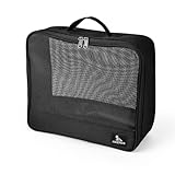 キャンプ バッグ ソフトコンテナ ギアコンテナ ギアケース インナーボックス ツールボックス キャンプ アウトドア お釣り 収納ブックス (ブラック)