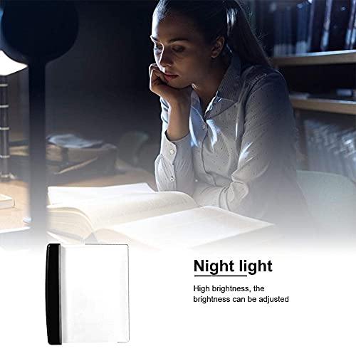 Forart LED Reading Light Warm White Brightness Adjustable, LED Light Wedge Eyes Protect Panel Book Reading Lamp Paperback Night Vision Reading Lamp for Eye-Protection (Ship from USA) - Thumbnail 4