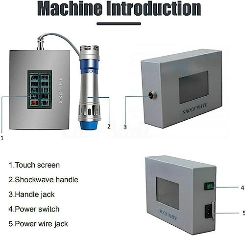 Máquina de terapia de ondas de choque extracorpórea, masajeador de tejido profundo muscular para disfunción eréctil y tratamiento ED, dispositivo de pulso electromagnético miniatura 6
