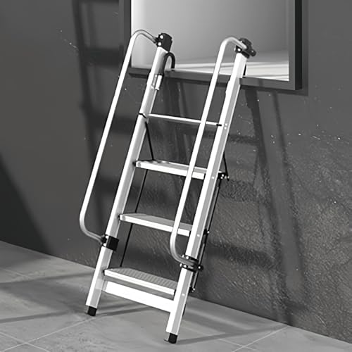 GYEQXKT Escalera de Aluminio para literas con Pedales Anchos Antideslizantes Plegables, Ideal para Camas Altas y dormitorios universitarios.