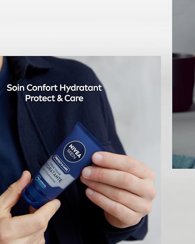 Crème Visage Homme Hydratante Protect&care Aloe Vera Nivea Men Le Tube De 75ml - vue 3
