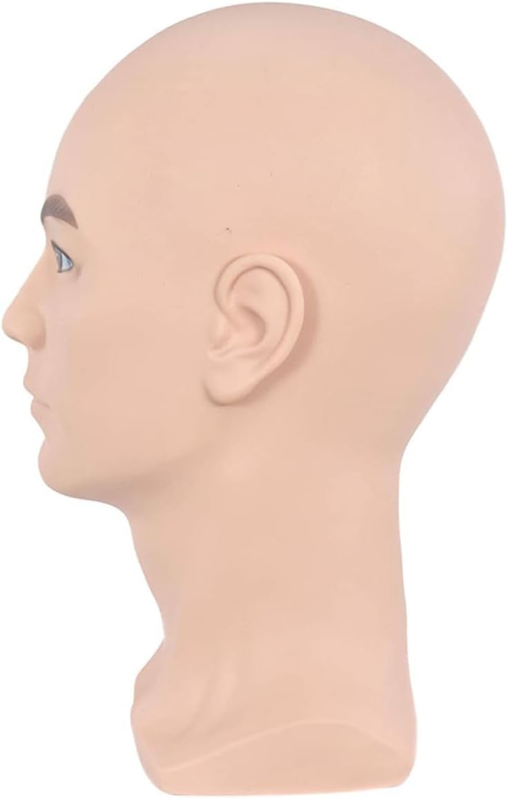 CONGRUI Mannequin Stand For Wig Display And Hair Styling Bald Model Salon Use Making Photography Lightweight Design